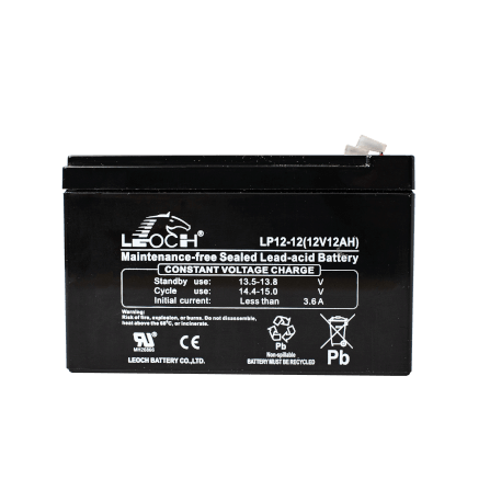 แบตเตอรี่แห้ง LEOCH LP12-12 (12V 12AH) สำหรับเครื่องสำรองไฟฟ้า UPS_3